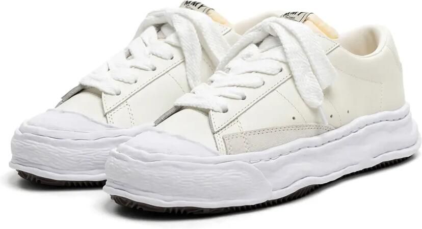 Maison MIHARA YASUHIRO Jackson OG Sole leather low-top sneakers Wit - Foto 2