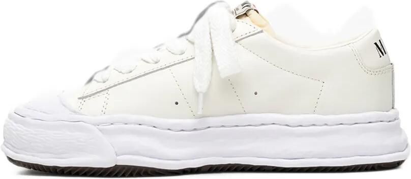 Maison MIHARA YASUHIRO Jackson OG Sole leather low-top sneakers Wit - Foto 3