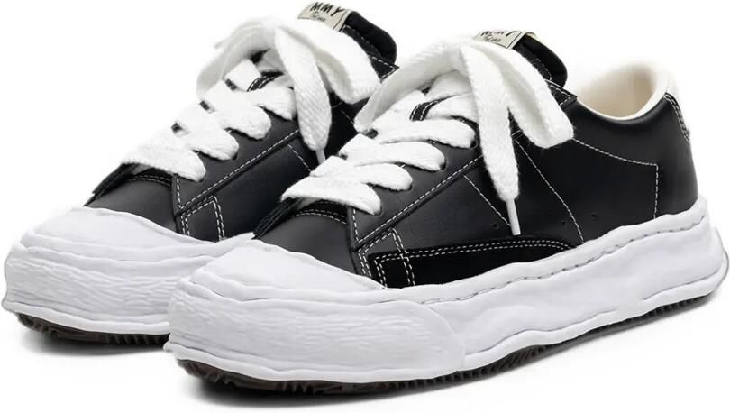 Maison MIHARA YASUHIRO Jackson OG Sole leather low-top sneakers Zwart - Foto 2