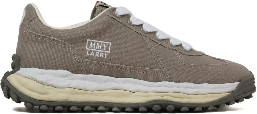 Maison MIHARA YASUHIRO Larry canvas low-top sneakers met originele zool Grijs