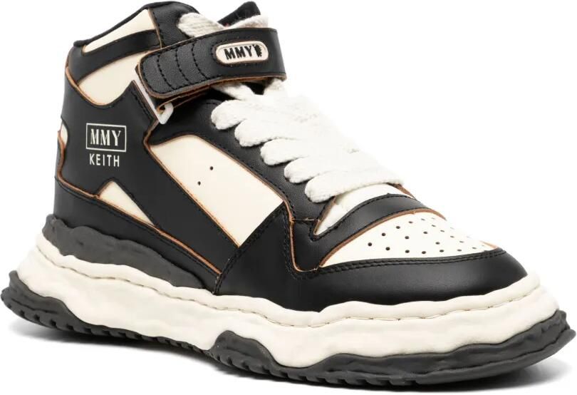 Maison MIHARA YASUHIRO Keith high-top sneakers Zwart