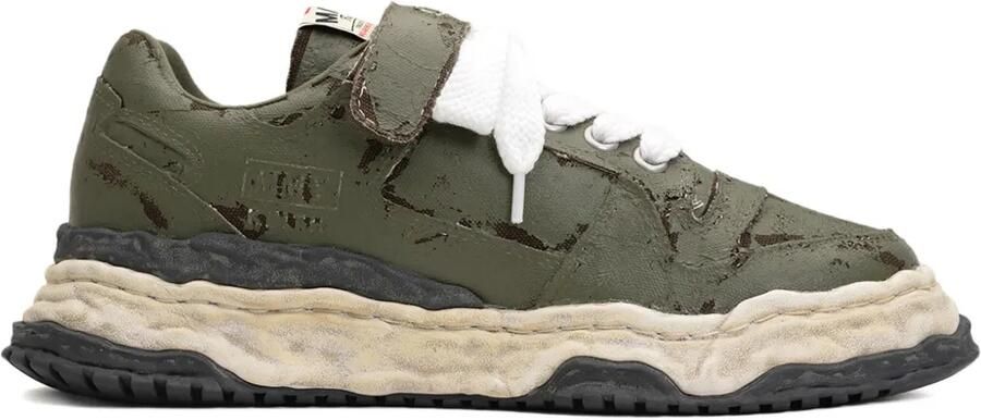 Maison MIHARA YASUHIRO Keith low-top sneakers Groen
