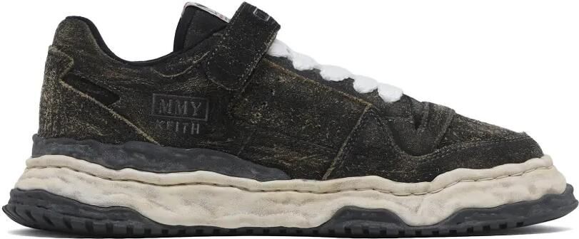 Maison MIHARA YASUHIRO Keith OG Sole suède low-top sneakers Zwart