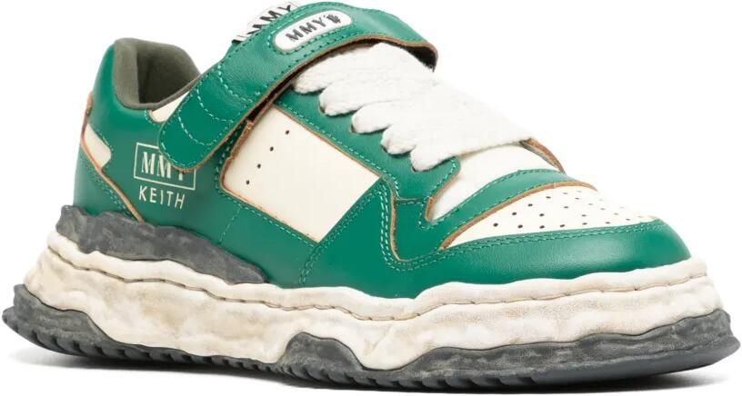 Maison MIHARA YASUHIRO KEITH OG VL leren low-top sneakers Wit