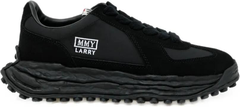 Maison MIHARA YASUHIRO Leren sneakers met vlakken Zwart