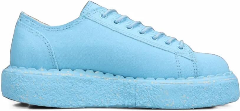 Maison MIHARA YASUHIRO "Mark"canvas monkey shoes Blauw