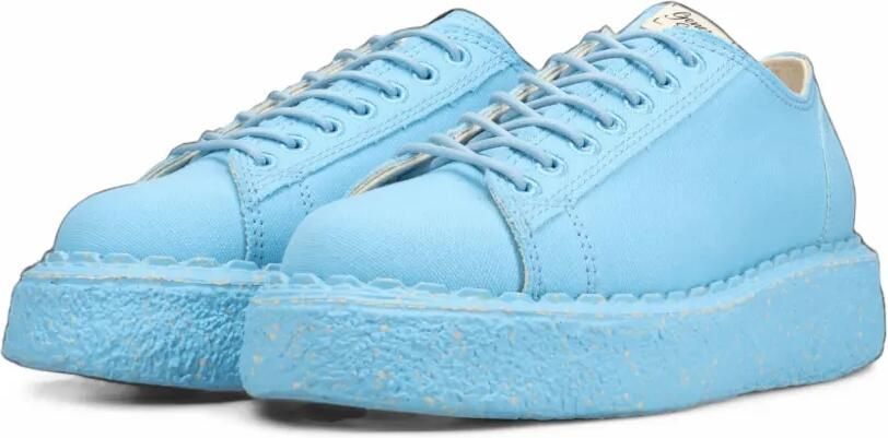 Maison MIHARA YASUHIRO "Mark"canvas monkey shoes Blauw - Foto 4