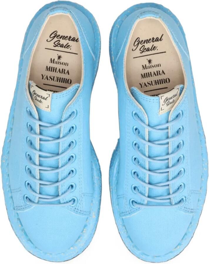 Maison MIHARA YASUHIRO "Mark"canvas monkey shoes Blauw - Foto 2