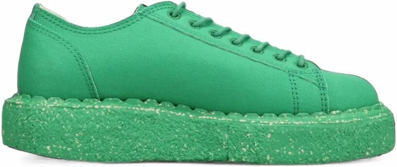 Maison MIHARA YASUHIRO "Mark"canvas monkey shoes Groen