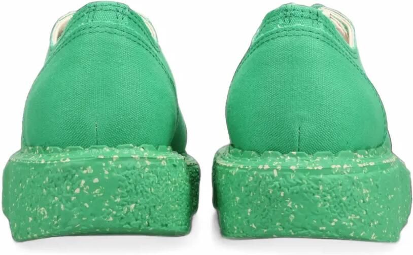 Maison MIHARA YASUHIRO "Mark"canvas monkey shoes Groen - Foto 3