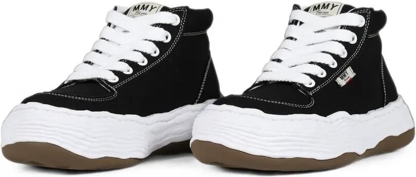 Maison MIHARA YASUHIRO Oliver canvas sneakers Zwart - Foto 4