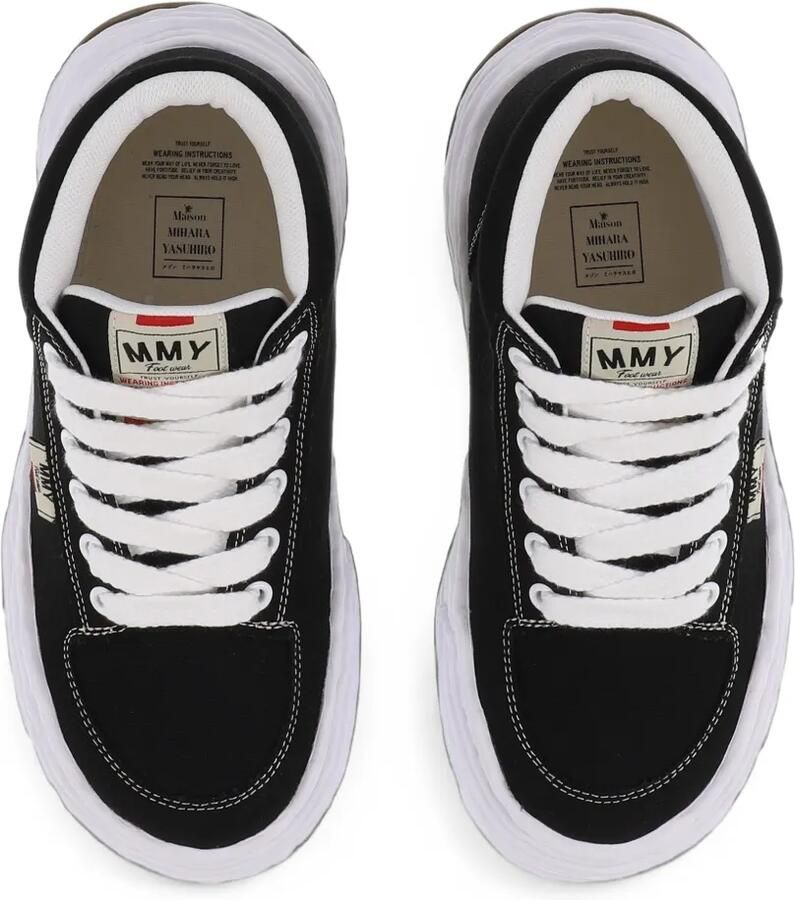 Maison MIHARA YASUHIRO Oliver canvas sneakers Zwart - Foto 2