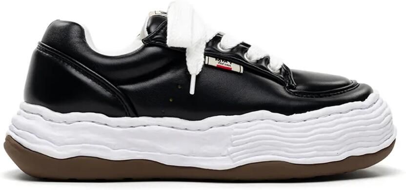 Maison MIHARA YASUHIRO Oliver gewatteerde low-top sneakers Zwart