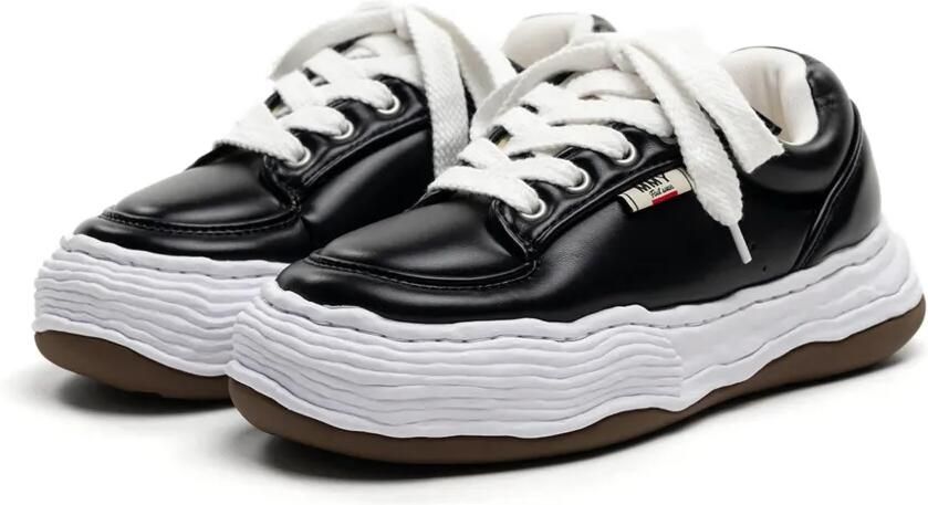 Maison MIHARA YASUHIRO Oliver gewatteerde low-top sneakers Zwart - Foto 2