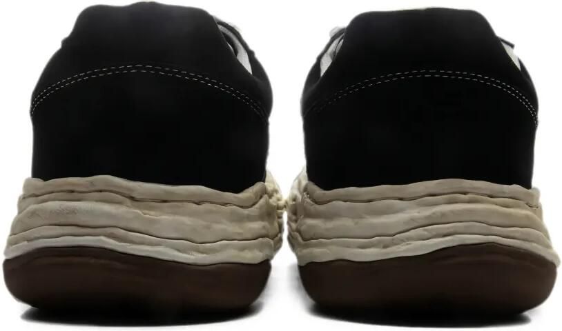 Maison MIHARA YASUHIRO Oliver OG gerafelde suède low-top sneakers Zwart - Foto 2