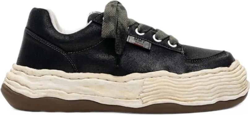 Maison MIHARA YASUHIRO Oliver OG gewaxte low-top sneakers Zwart