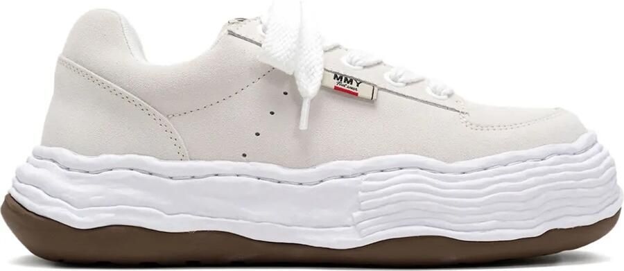 Maison MIHARA YASUHIRO "OLIVER" OG suède low-top sneakers Wit