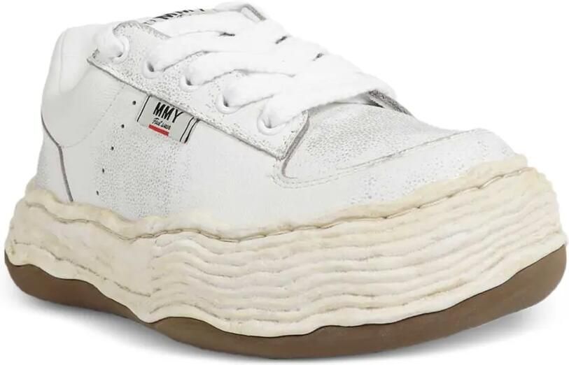 Maison MIHARA YASUHIRO Oliver sneakers met bewerkte zool Wit - Foto 3