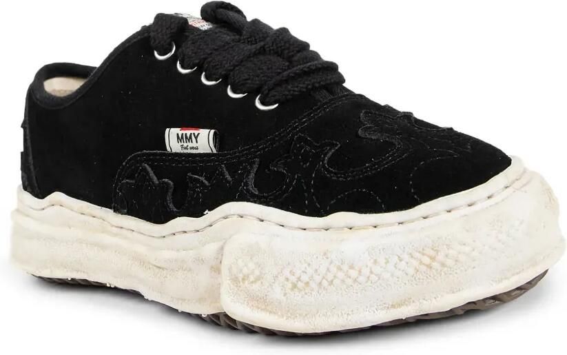 Maison MIHARA YASUHIRO Baker OG Sole suède low-top sneakers met Western-detail Zwart - Foto 3