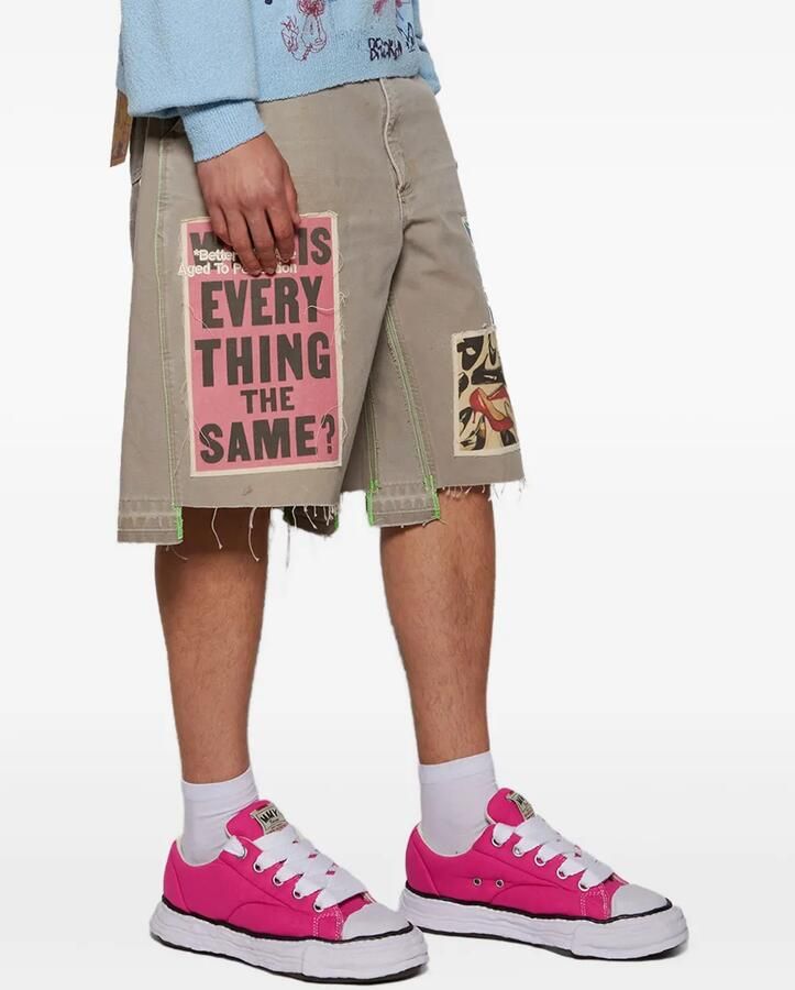 Maison MIHARA YASUHIRO Peterson 23 canvas sneakers Roze - Foto 3