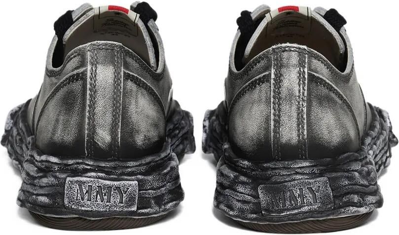 Maison MIHARA YASUHIRO Peterson 23 leren sneakers met vervaagd effect Zwart - Foto 5