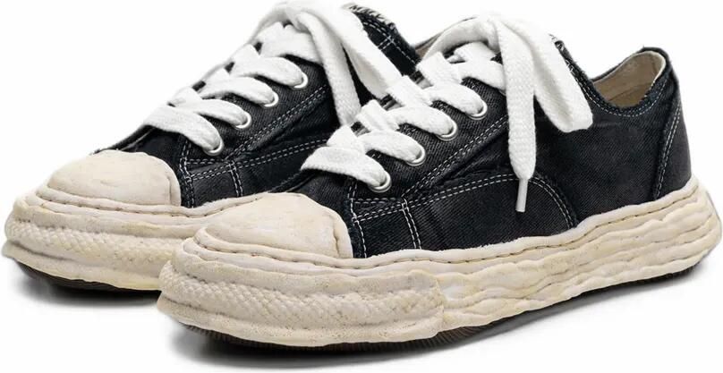 Maison MIHARA YASUHIRO Peterson 23 OG Sole low-top sneakers met geborsteld twill design Zwart - Foto 2