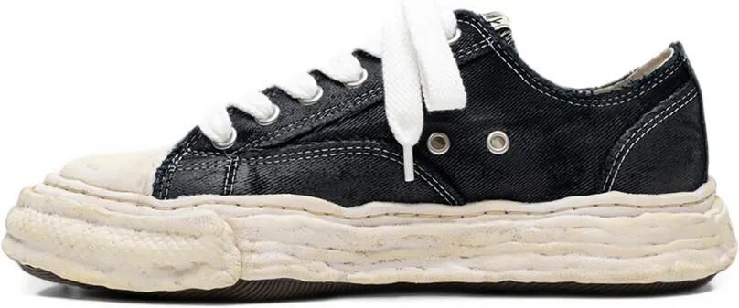 Maison MIHARA YASUHIRO Peterson 23 OG Sole low-top sneakers met geborsteld twill design Zwart - Foto 3