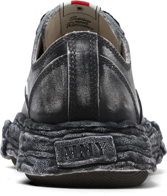 Maison MIHARA YASUHIRO Peterson 23 OG Sole sneakers met gerafeld effect Zwart - Foto 3