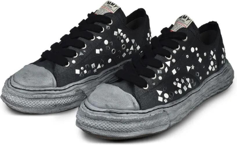 Maison MIHARA YASUHIRO Peterson 23 OG verfraaide sneakers Zwart
