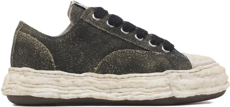 Maison MIHARA YASUHIRO Peterson 23 suède sneakers Zwart