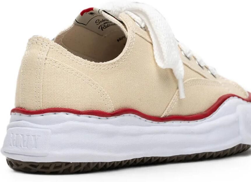 Maison MIHARA YASUHIRO Peterson OG canvas low-top sneakers Beige - Foto 3