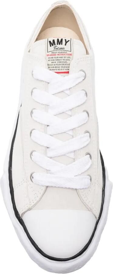 Maison MIHARA YASUHIRO Peterson OG sole suede low-top sneakers Wit