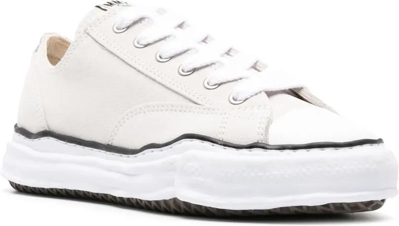 Maison MIHARA YASUHIRO Peterson OG sole suede low-top sneakers Wit - Foto 3