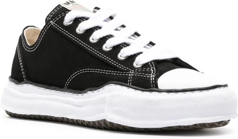 Maison MIHARA YASUHIRO Peterson OG sole suede low-top sneakers Zwart - Foto 3