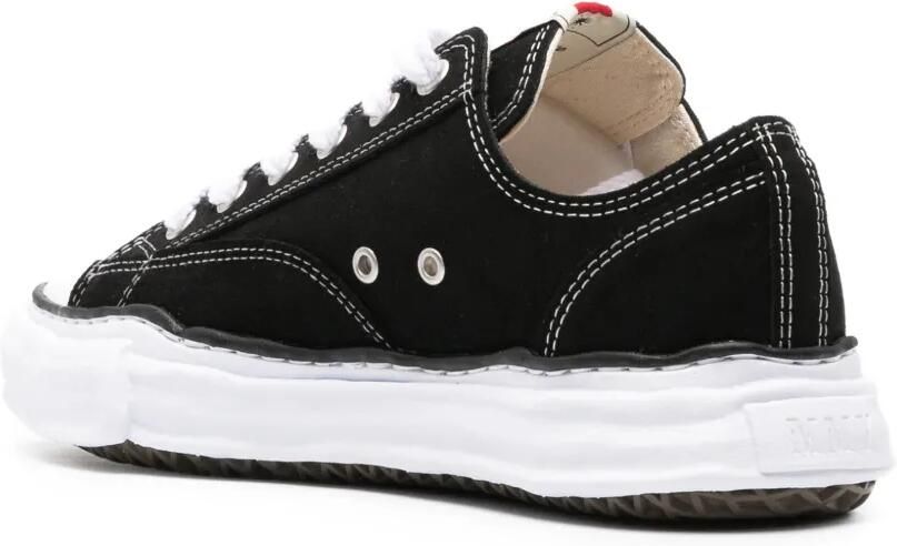 Maison MIHARA YASUHIRO Peterson OG sole suede low-top sneakers Zwart - Foto 2