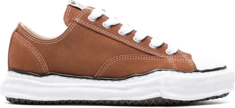 Maison MIHARA YASUHIRO Peterson Original Sole suede low-top sneakers Bruin
