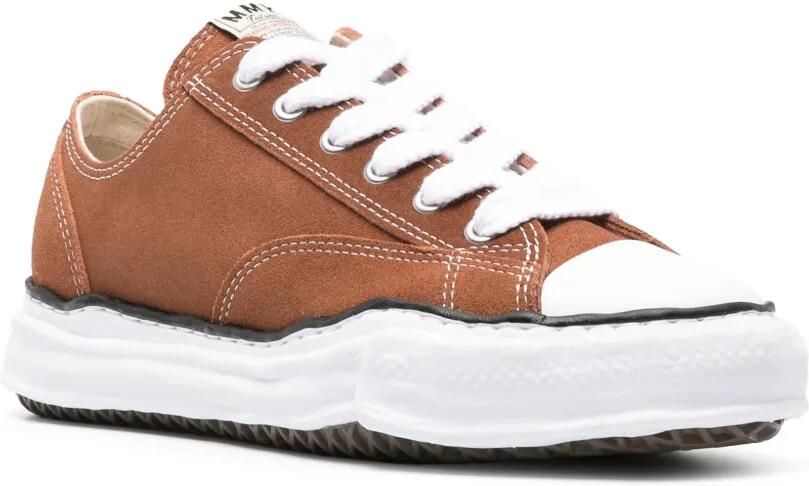 Maison MIHARA YASUHIRO Peterson Original Sole suede low-top sneakers Bruin - Foto 2