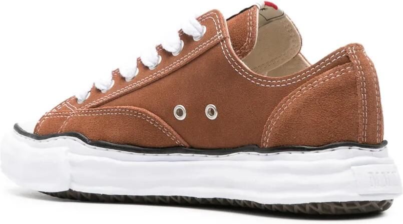 Maison MIHARA YASUHIRO Peterson Original Sole suede low-top sneakers Bruin - Foto 3