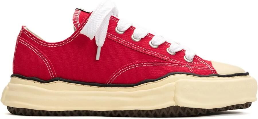 Maison MIHARA YASUHIRO Peterson VL OG Sole canvas low-top sneakers Rood