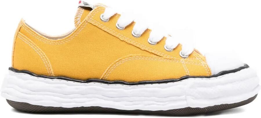 Maison MIHARA YASUHIRO Peterson23 low-top sneakers Geel