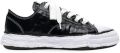 Maison MIHARA YASUHIRO Peterson23 OG low-top sneakers met gekreukte leren zool Zwart - Zwart