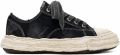 Maison MIHARA YASUHIRO "Peterson23" OG sole bleached canvas low-top sneakers Zwart - Zwart