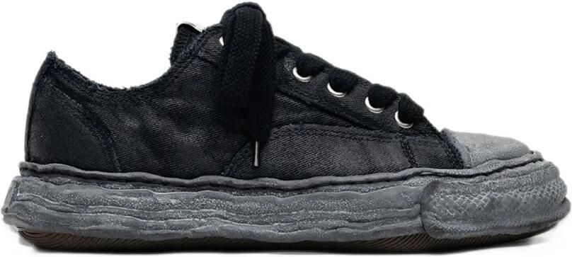 Maison MIHARA YASUHIRO "Peterson23" OG sole brushed-twill low-top sneakers Zwart