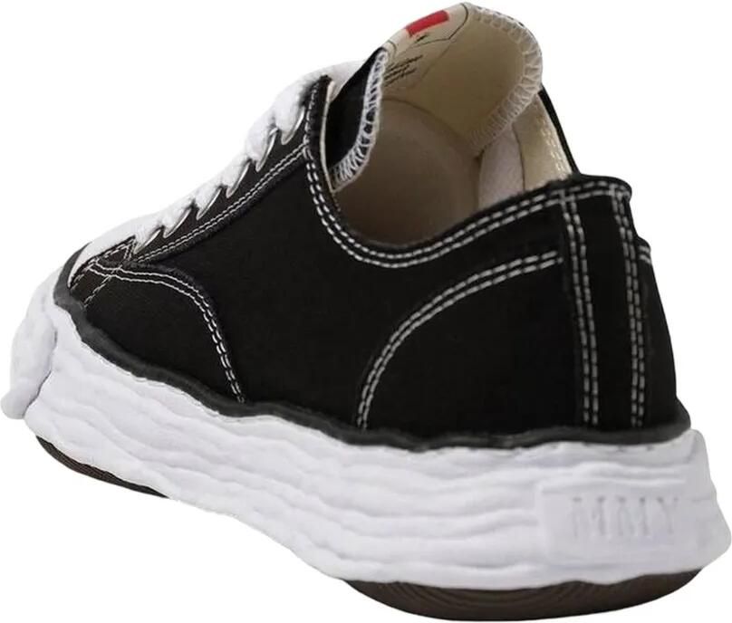 Maison MIHARA YASUHIRO "PETERSON23" OG Sole canvas low-top sneakers Zwart - Foto 3