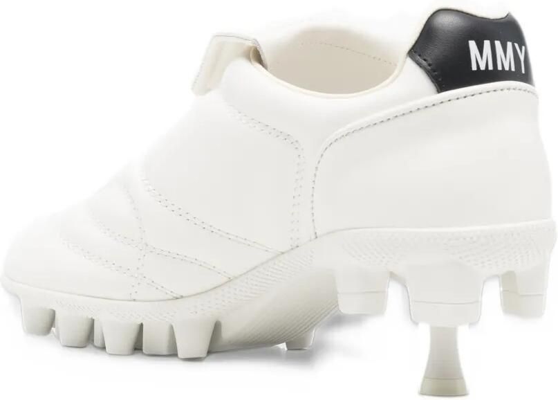 Maison MIHARA YASUHIRO quilted football-style pumps Wit - Foto 2