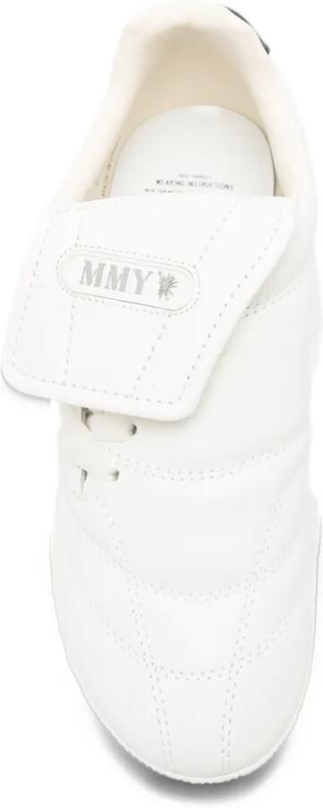 Maison MIHARA YASUHIRO quilted football-style pumps Wit - Foto 3