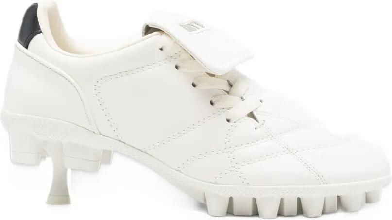 Maison MIHARA YASUHIRO quilted football-style pumps Wit - Foto 4