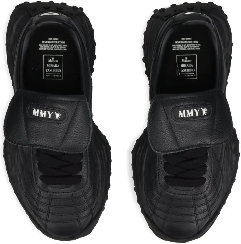 Maison MIHARA YASUHIRO Scott leren sneakers Zwart - Foto 2