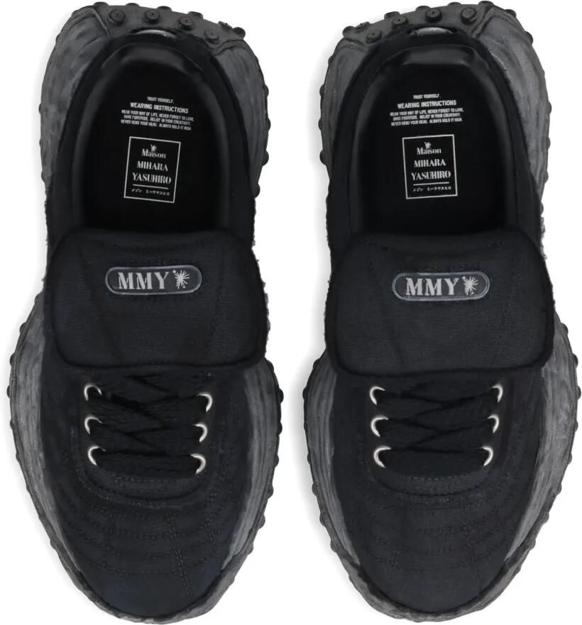 Maison MIHARA YASUHIRO Scott low-top sneakers Zwart - Foto 2
