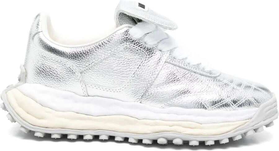 Maison MIHARA YASUHIRO SCOTT OG leren low-top sneakers Zilver